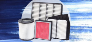 AIR HUMIDIFIER FILTERS in blue and white background