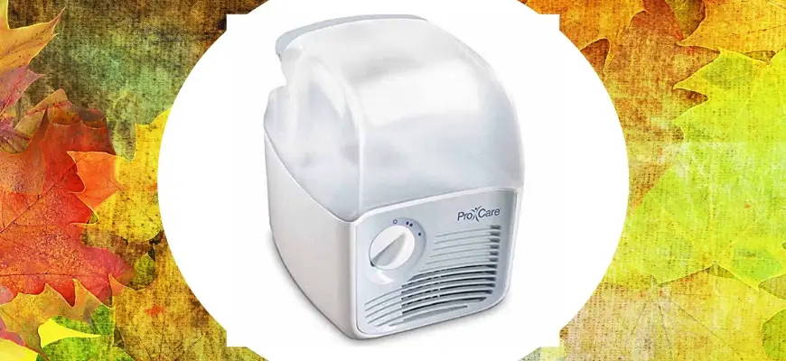 PROCARE HUMIDIFIER in colorful background