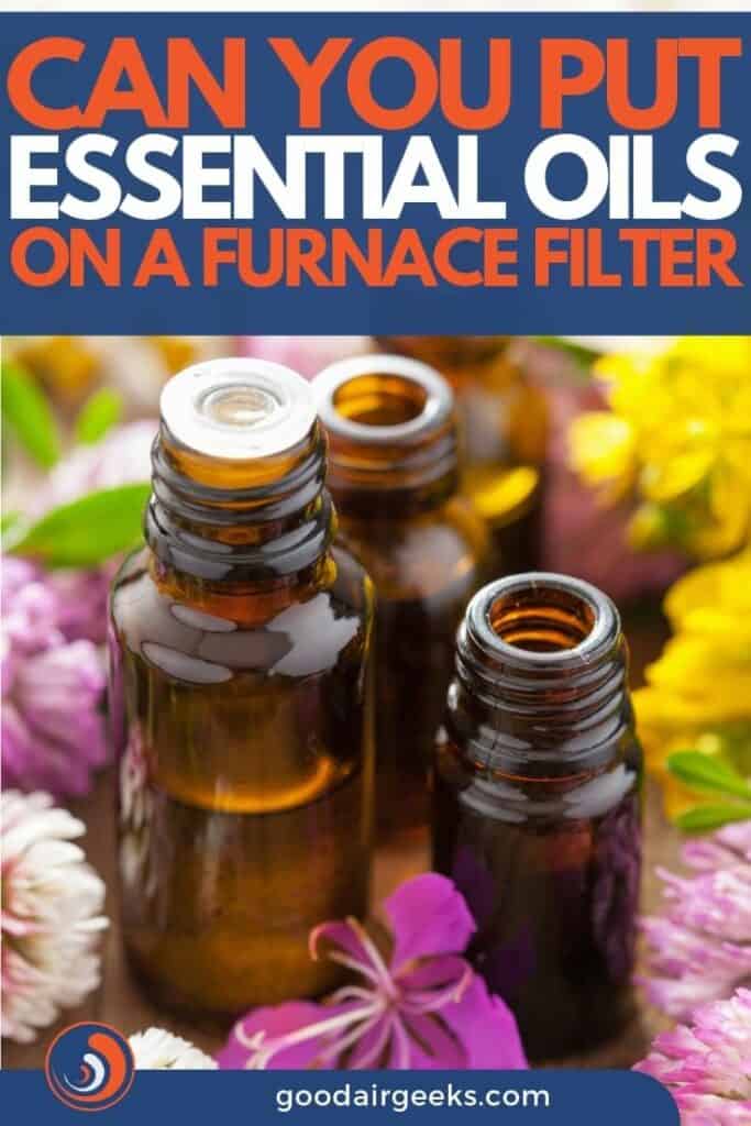 Essential Oil on Furnace Filter