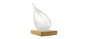 Storm Glass in white background